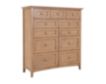 Whittier Wood Products McKenzie Pecan 11-Drawer Chest small image number 5