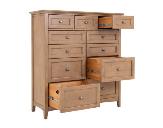 Whittier Wood Products McKenzie Pecan 11-Drawer Chest large image number 6