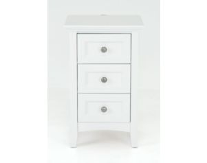 Whittier Wood Products McKenzie White Nightstand