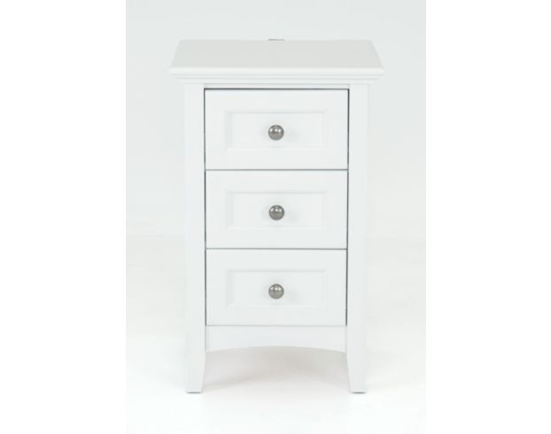 Whittier Wood Products McKenzie White Nightstand large