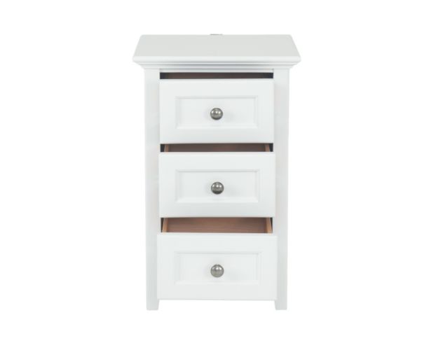 Whittier Wood Products McKenzie White Nightstand large image number 2