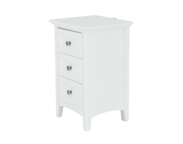 Whittier Wood Products McKenzie White Nightstand large image number 4