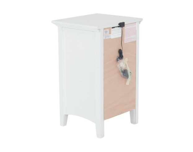 Whittier Wood Products McKenzie White Nightstand large image number 6