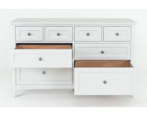 Whittier Wood Products McKenzie White Dresser