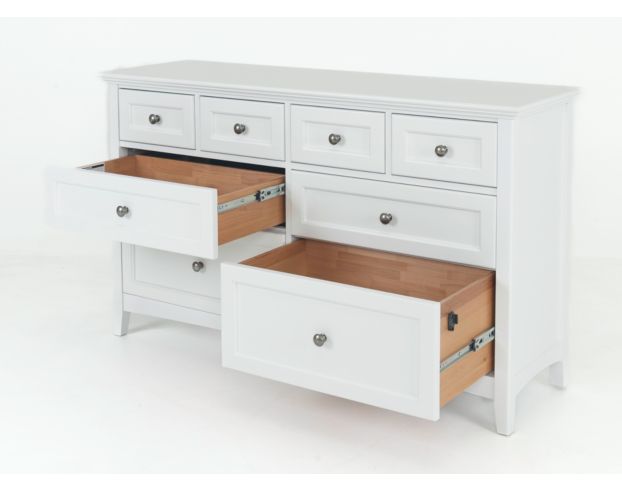 Whittier Wood Products McKenzie White Dresser large image number 3