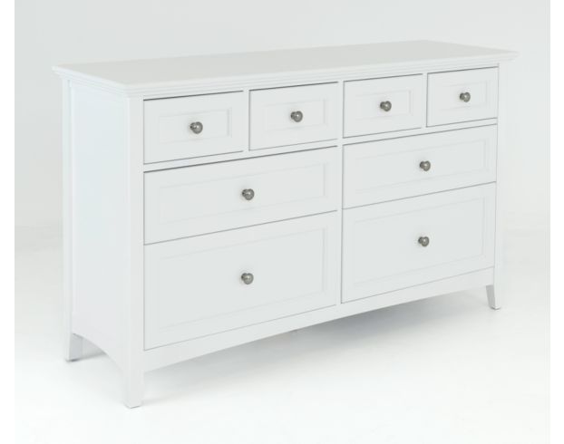 Whittier Wood Products McKenzie White Dresser large image number 9