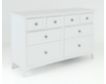 Whittier Wood Products McKenzie White Dresser small image number 9