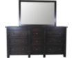 Whittier Wood Taylor J Dresser with Mirror small image number 1