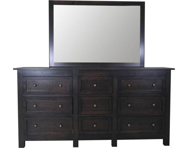 Whittier Wood Taylor J Dresser with Mirror large image number 1