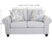 Wood House Upholstery Crown Point Loveseat small image number 7