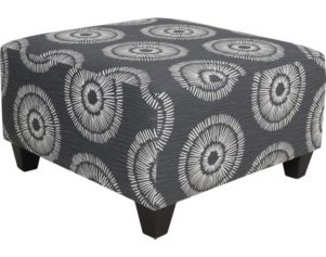 Wood House Upholstery Fisher Cocktail Ottoman
