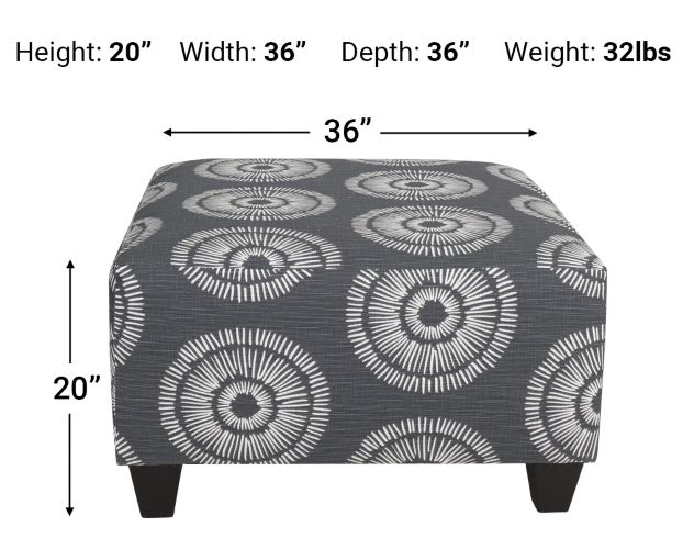 Wood House Upholstery Fisher Cocktail Ottoman large image number 5